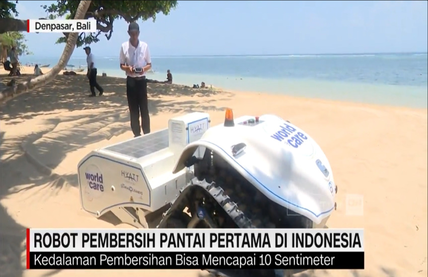 Robot Pembersih Pantai Pertama di Indonesia!