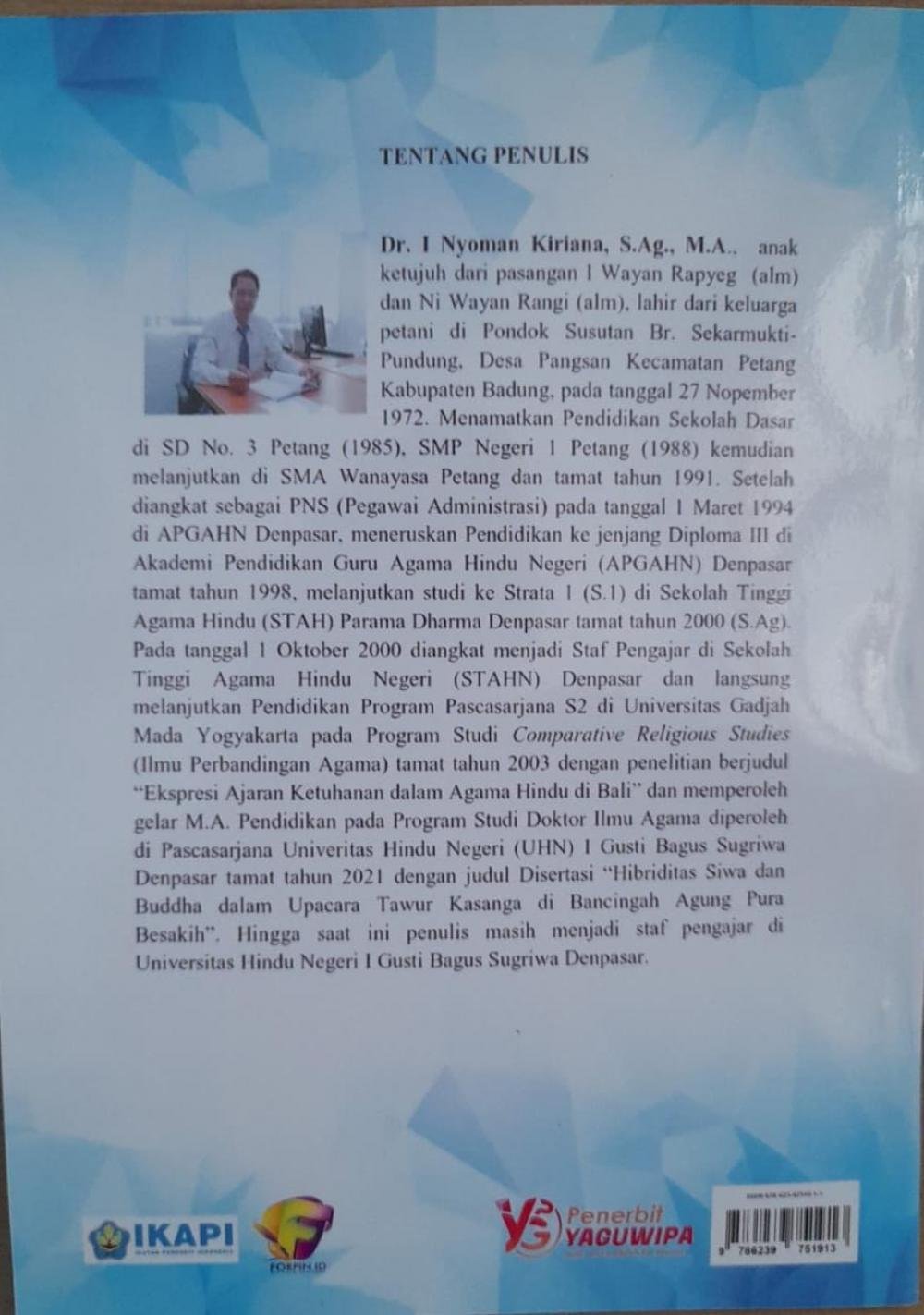 Mutiara Sekandung cover belakang